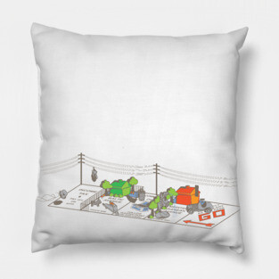 Monopoly Town Pillow