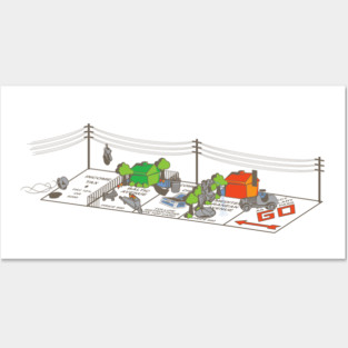 Monopoly Town Posters and Art