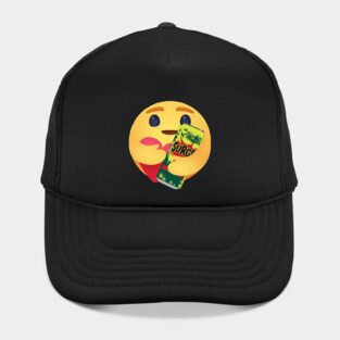 Surge 90s soda drink care hug emoji Hat