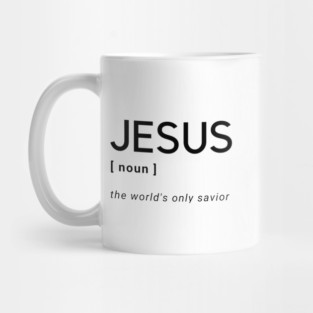 Jesus Christ Savior Christian Graphic Mug