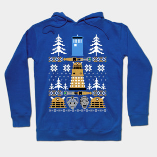 Doctor Who Ugly Sweater Hoodie