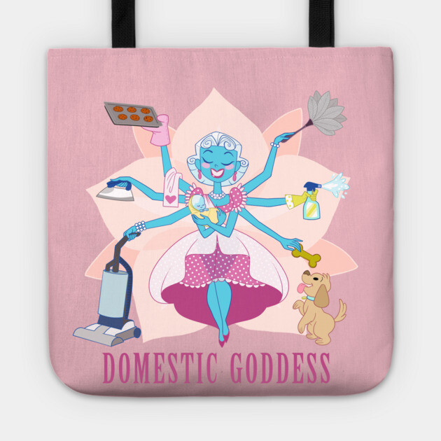 Domestic Goddess Tote by JoTheZette