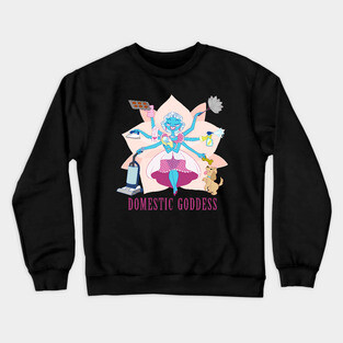 Domestic Goddess Crewneck Sweatshirt