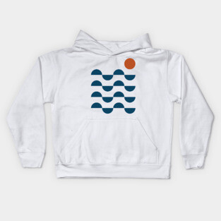 Regular Waves Kids Hoodie
