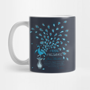 Paisley Peacock Pride and Prejudice: Classic Mug
