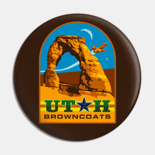Utah Browncoat Arches Pin