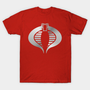 Crimson Guard Silver Cobra Logo T-Shirt