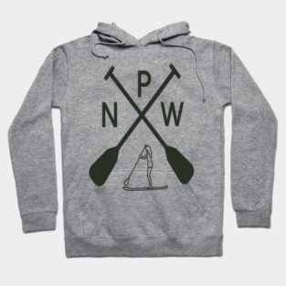 pnw paddle board Hoodie