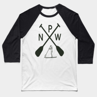 pnw paddle board Baseball T-Shirt