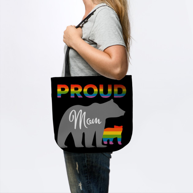 Rainbow Pride Flag Bear Proud Mother and Gay Cub by creative