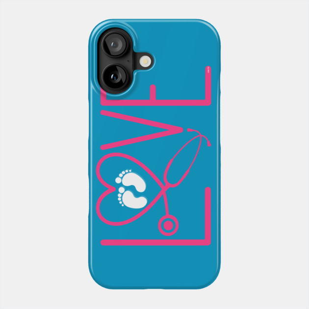 Neonatal Intensive Care Unit Nurse Design Phone Case by creative