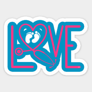 Neonatal Intensive Care Unit Nurse Design Sticker