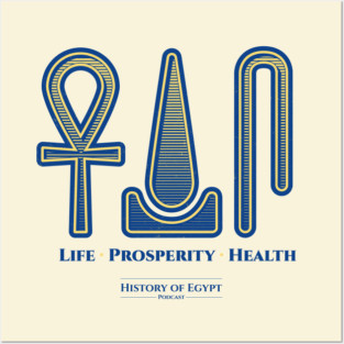 Ancient Egypt Ankh Life Prosperity Health Posters and Art