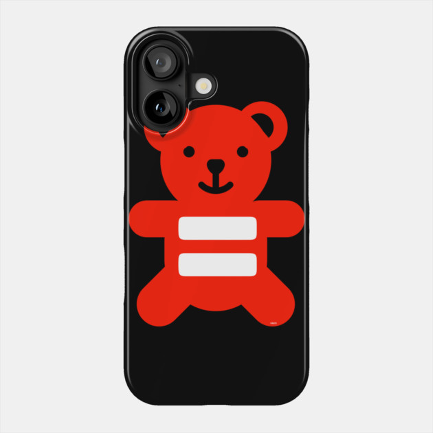 Equality Flag Bear lgbt pride Phone Case by creative
