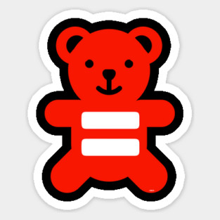 Equality Flag Bear lgbt pride Magnet