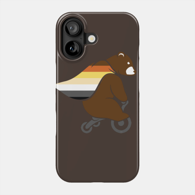 Bear Brotherhood Flag Hero Bear Gay Pride Phone Case by creative