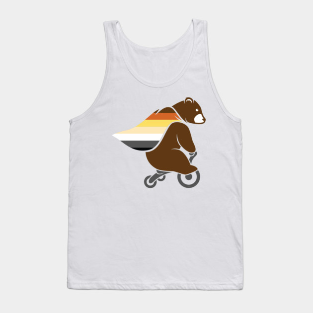 Bear Brotherhood Flag Hero Bear Gay Pride Tank Top by creative