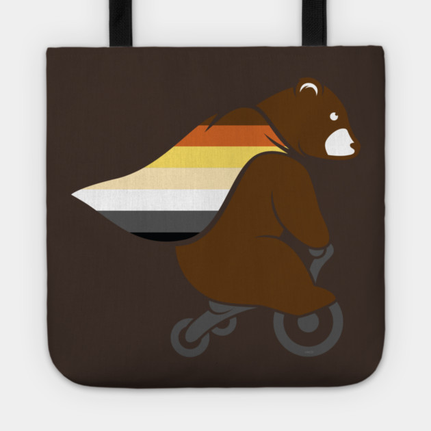 Bear Brotherhood Flag Hero Bear Gay Pride Tote by creative