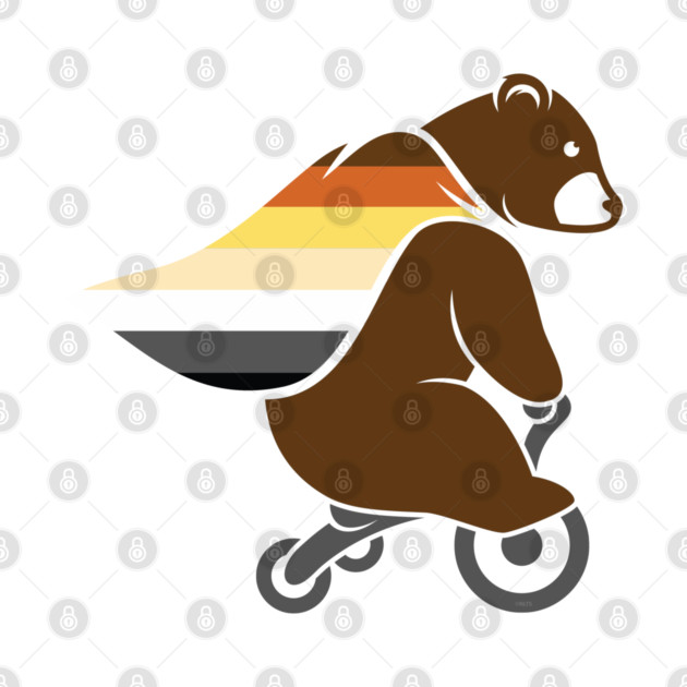 Bear Brotherhood Flag Hero Bear Gay Pride by creative