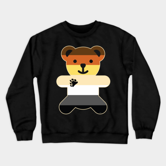 Bear Brotherhood Flag Teddy Bear Gay Crewneck Sweatshirt by creative