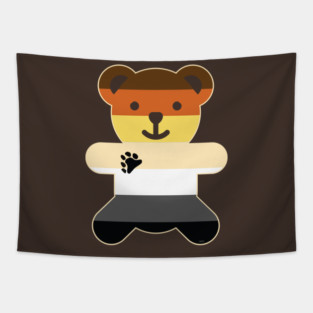 Bear Brotherhood Flag Teddy Bear Gay Tapestry