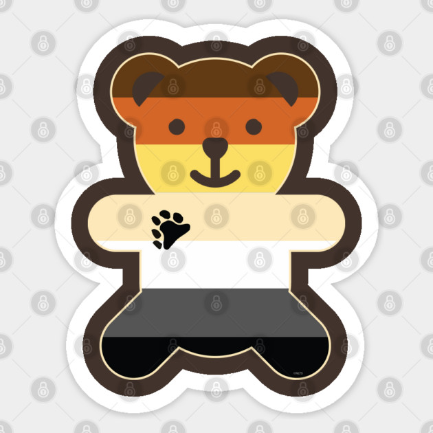 Bear Brotherhood Flag Teddy Bear Gay Sticker by creative