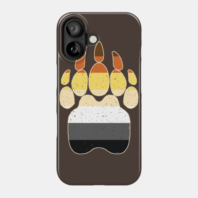 Bear Brotherhood Flag Paw Gay Pride Phone Case by creative