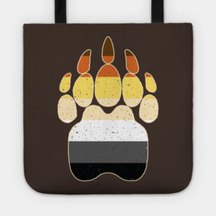 Bear Brotherhood Flag Paw Gay Pride Tote
