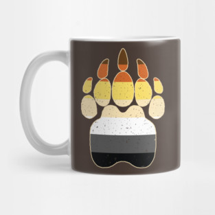 Bear Brotherhood Flag Paw Gay Pride Mug
