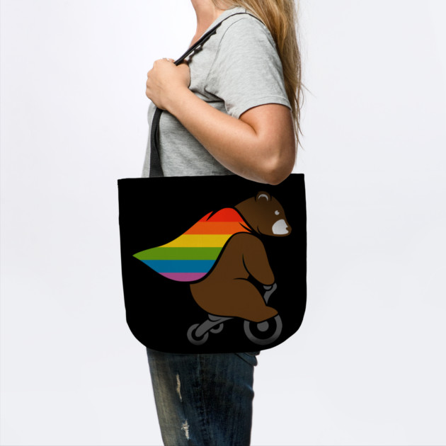Bear Rainbow Flag Hero Bear Gay Pride by creative