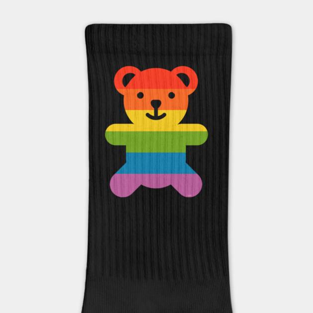 Rainbow Pride Flag Bear Gay by creative