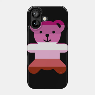 Lesbian Flag Bear Pride Phone Case