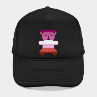 Lesbian Flag Bear Pride Hat
