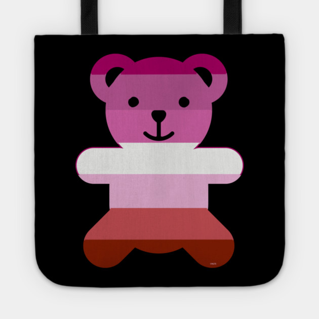 Lesbian Flag Bear Pride Tote by creative