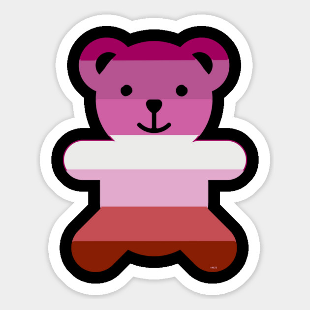 Lesbian Flag Bear Pride Magnet by creative