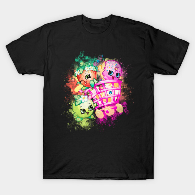 Shopkins Water Color Art Effect T-Shirt