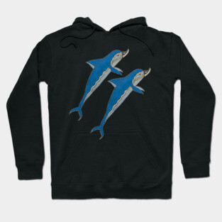 Dolphins swimming Hoodie