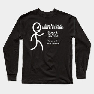 Math Person Long Sleeve T-Shirt