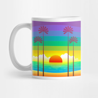 Palm Tree Design Mug