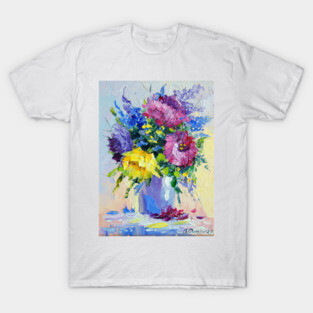 A bouquet of flowers in a vase T-Shirt