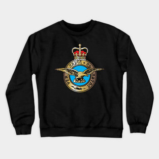 Royal Air Force "Per Ardua Ad Astra" Insignia Crewneck Sweatshirt