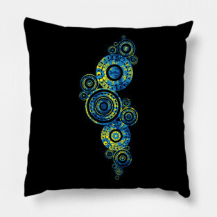 Aboriginal Art - Paisley Circles Pillow