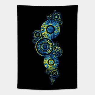 Aboriginal Art - Paisley Circles Tapestry