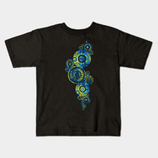 Aboriginal Art - Paisley Circles Kids T-Shirt