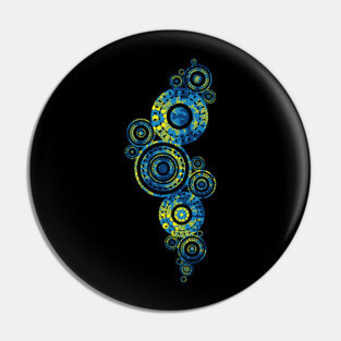 Aboriginal Art - Paisley Circles Pin