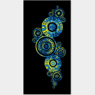 Aboriginal Art - Paisley Circles Posters and Art