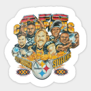 Vintage Steelers 1995 AFC Champs Magnet