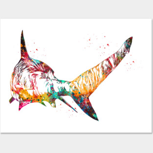 Shark Posters and Art
