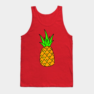 Pineapple!  cartoon tropical fruit Tank Top