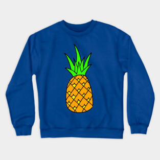 Pineapple!  cartoon tropical fruit Crewneck Sweatshirt